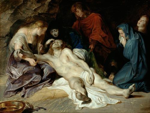 Peter Paul Rubens Mourning over Christ by Mary and John. Norge oil painting art